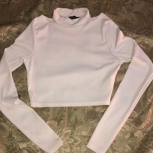 Off white crop top